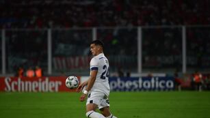 La pinta de crack de Ramón Sosa. Otra vez clave para Talleres, en el empate con River (Nicolás Bravo / La Voz).