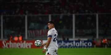 La pinta de crack de Ramón Sosa. Otra vez clave para Talleres, en el empate con River (Nicolás Bravo / La Voz).