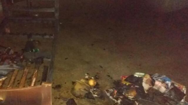 Un incendio en una parroquia de Valle Fértil dejó un hombre internado en el Marcial Quiroga/Info Valle Fértil