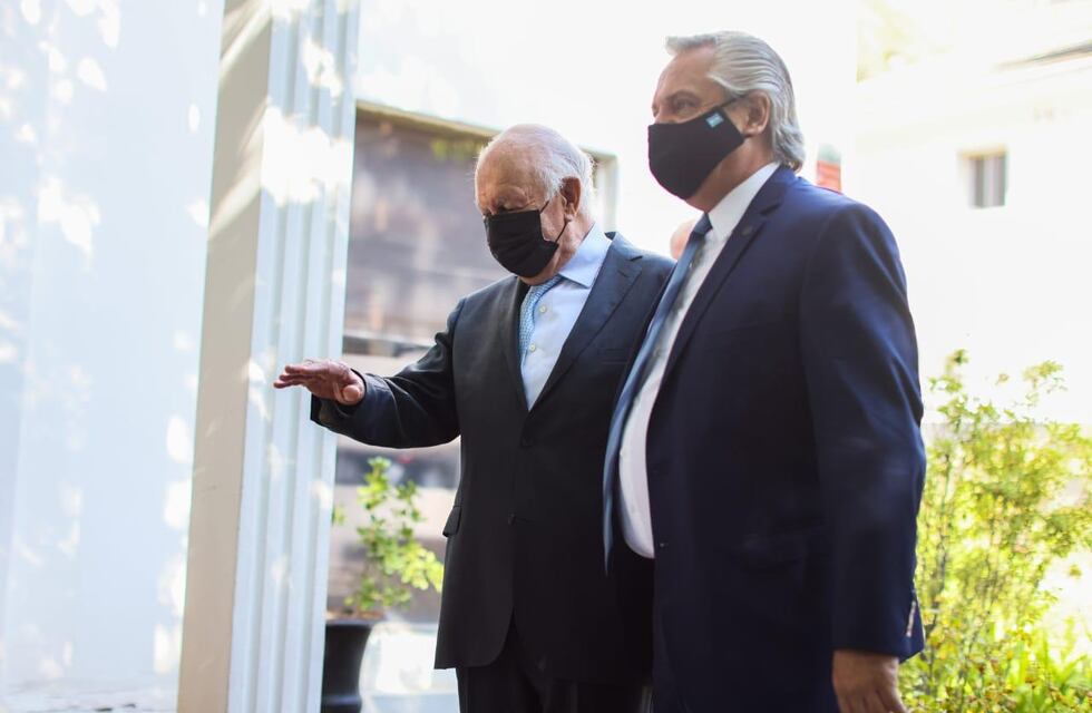 En su segundo día en Chile, Alberto Fernández se reunió con el expresidente Ricardo Lagos