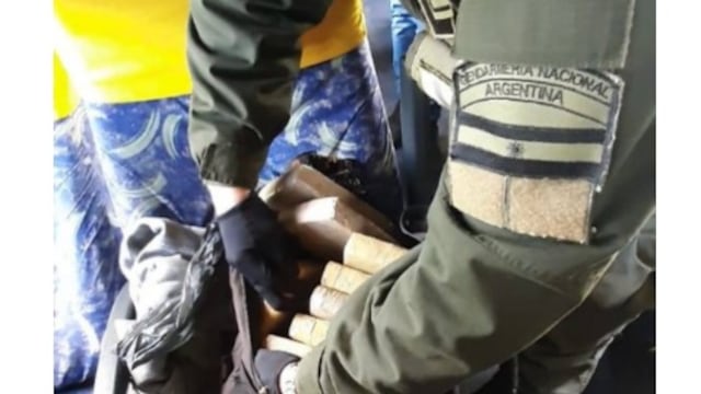 Incautan marihuana trasladada en un ómnibus en San Vicente.
