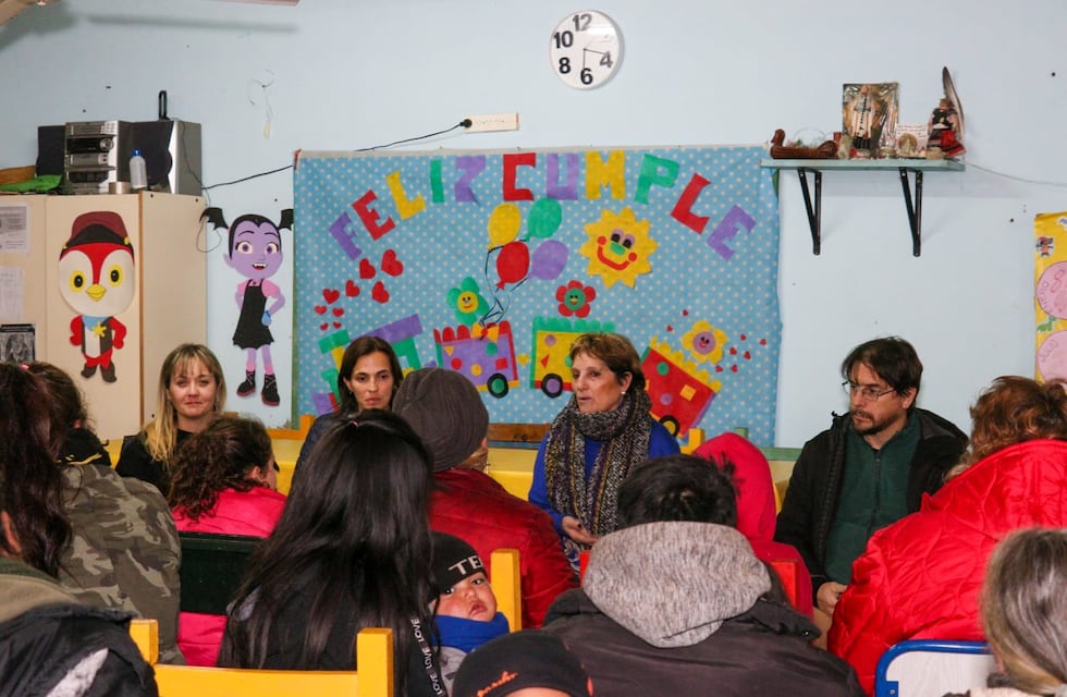 Claudia Cittadino visitó el Barrio Ruta 3 Sur