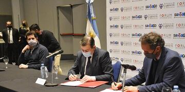 Nación y provincia firmó importantes convenios.