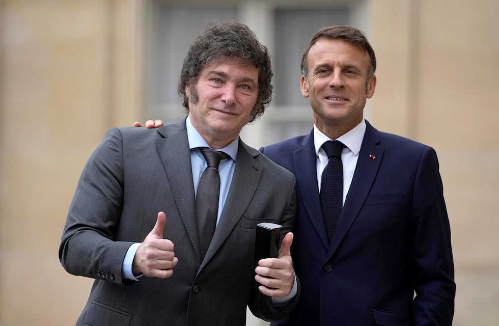 Macron recibió a Milei en la previa de la apertura oficial de los Juegos Olímpicos