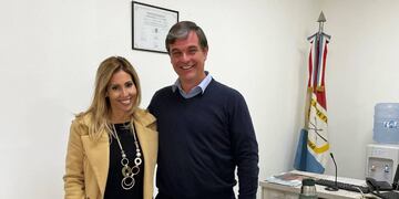Romina Diez visitó la cabecera del departamento Belgrano en busca de fortalecer el proyecto político de La Libertad Avanza.