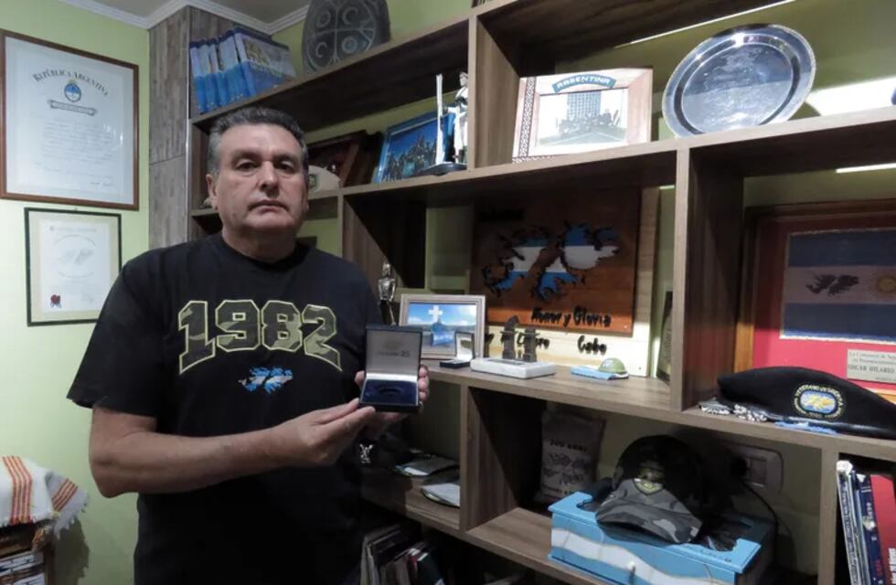 Habló el veterano de Malvinas al que le robaron la medalla que había entregado a un museo de Neuquén