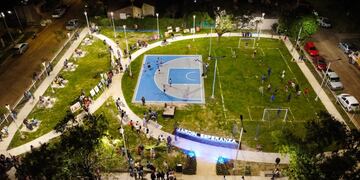 cancha de 3x3  jardin esperenza de  San Salvador.