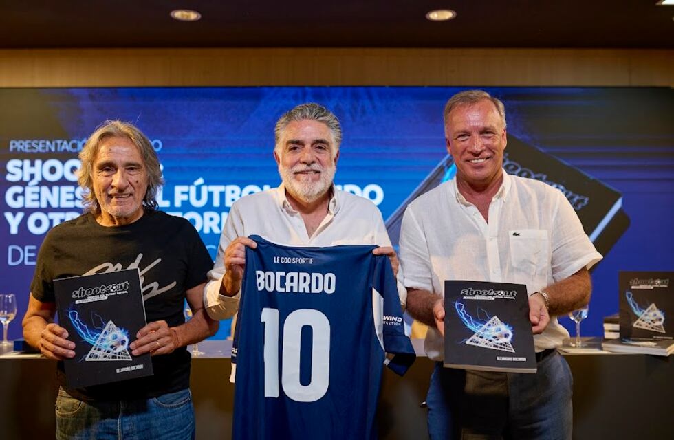 Presentaron en el predio de Talleres un libro con el fútbol rápido y Diego Maradona protagonistas