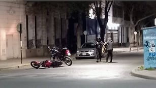 El sospechoso abandonó el vehículo, pero lo detuvieron en San Martín y Cerrito.