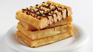 Waffles caseros muy fáciles de hacer.