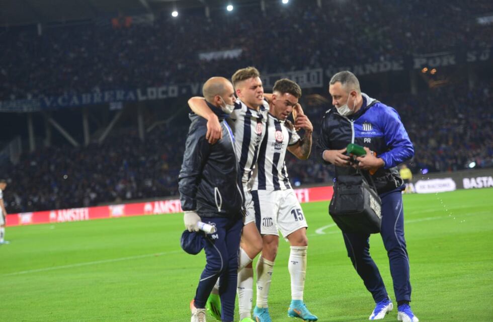 Talleres se quedó sin Girotti, tras una lesión en pleno partido