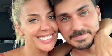 Virginia Gallardo y su marido, Martín Rojas