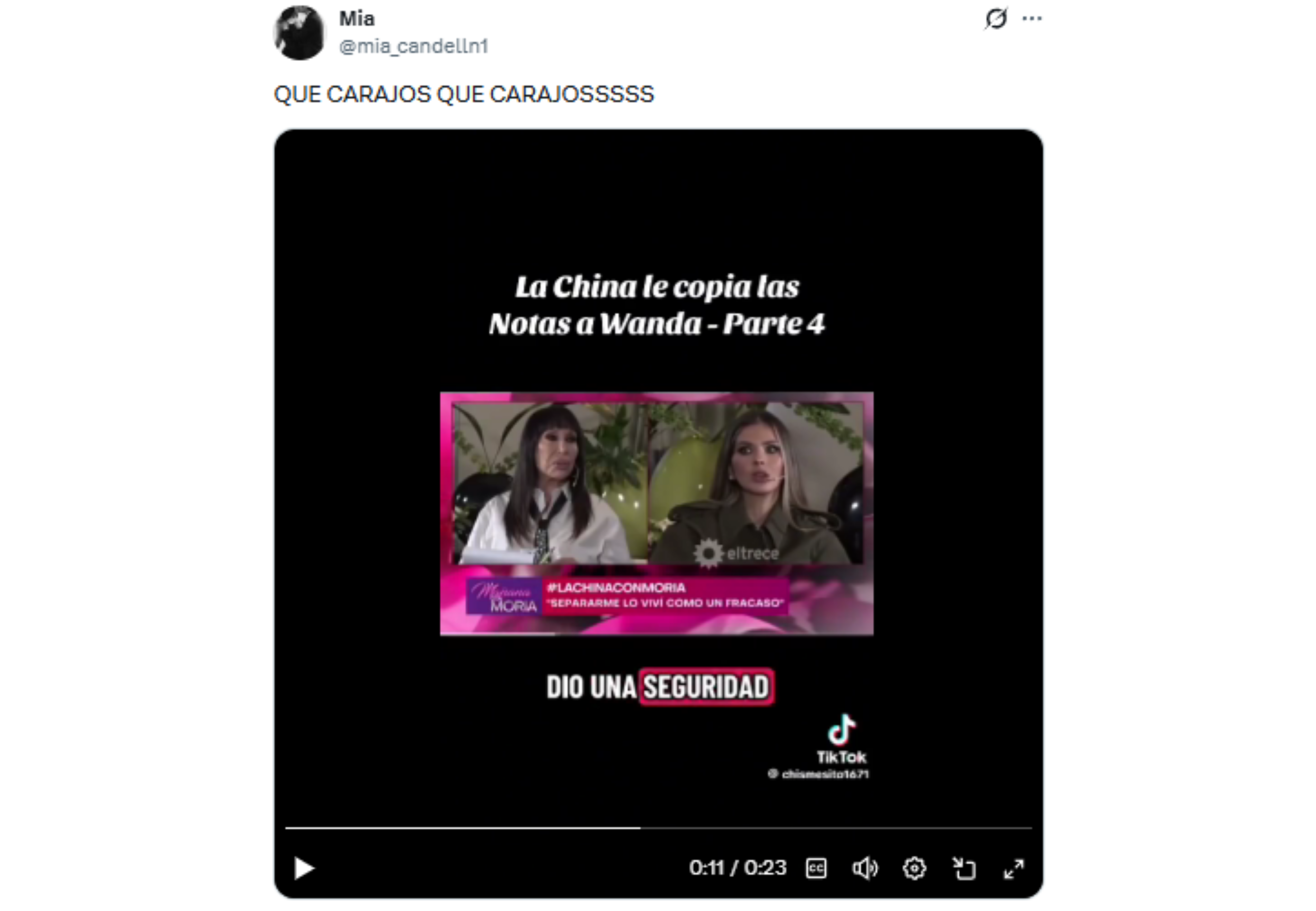 El video se viralizó en las redes.