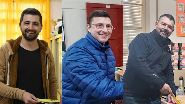 Juan Senn, Lisandro Mársico y Germán Bottero