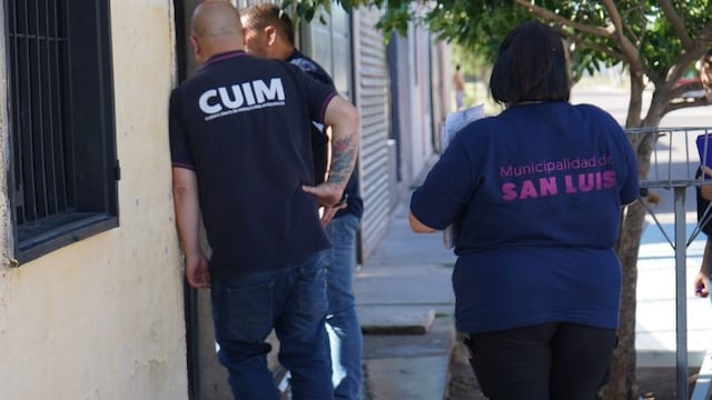 Inspección de agua por parte de la Municipalidad de San Luis