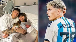Alejandro Garnacho fue papá por primera vez