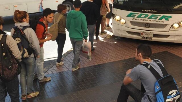 Paro de transporte en Carlos Paz