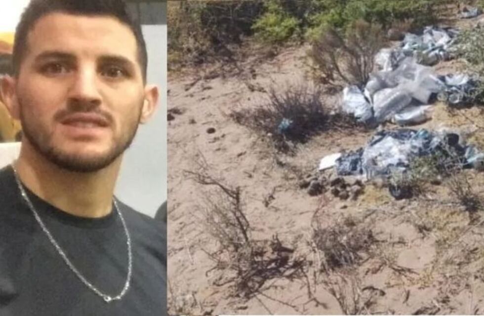 El boxeador neuquino Gino Godoy limpió las orillas del lago Mari Menuco