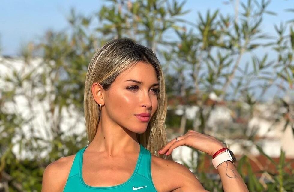 Agustina Gandolfo se tomó un recreo del restaurante: terminó la semana entrenando