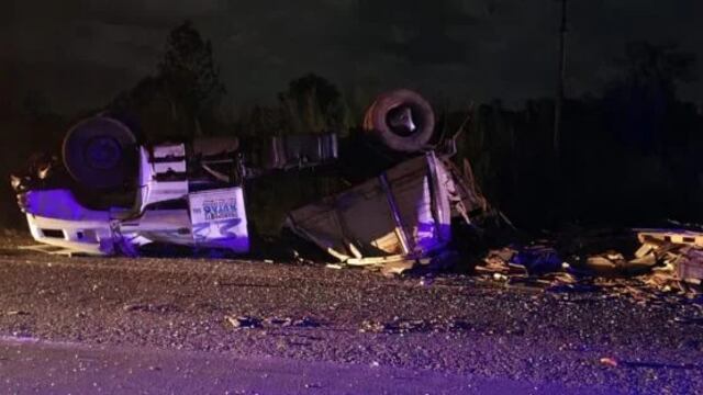 Siniestro fatal en Loreto: murió un camionero tras despistar sobre la ruta 12.