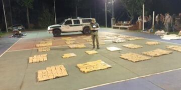 Decomisan importante cantidad de marihuana en el departamento Eldorado.