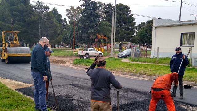 Finalizó la pavimentación de 4 cuadras en calle Río Bermejo.