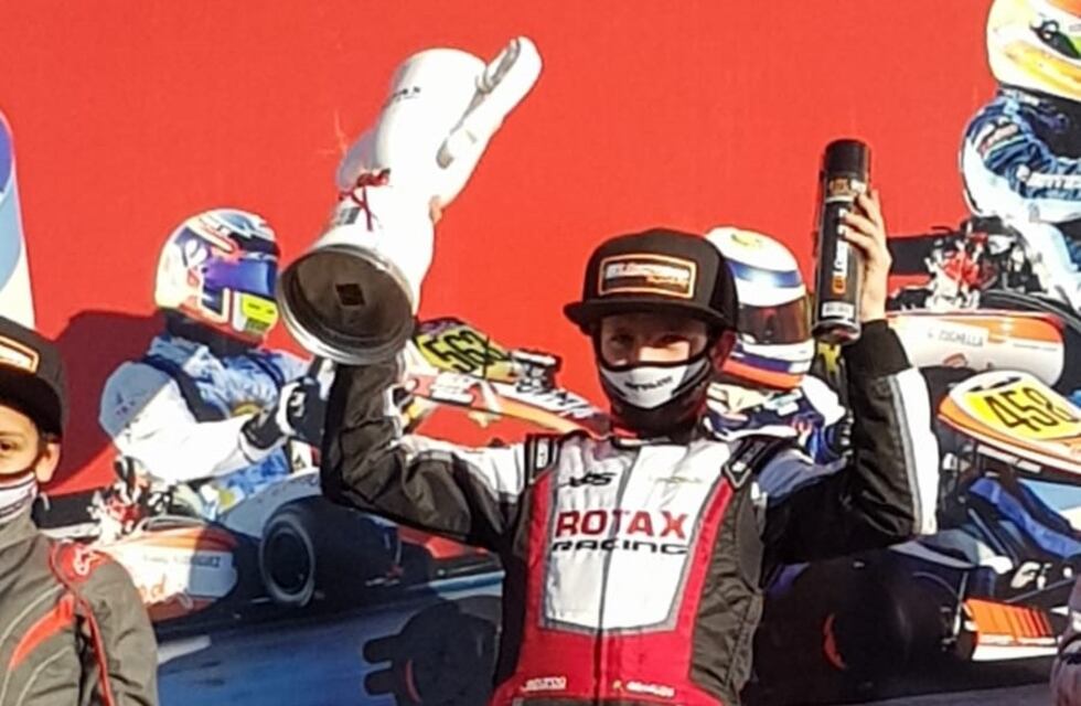 Fausto Arnaudo volvió a ganar en la Rotax Max Challenge Argentina en Buenos Aires