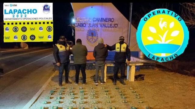 Secuestraron 85 paquetes de hojas de coca en puesto de control de Cabo Vallejo