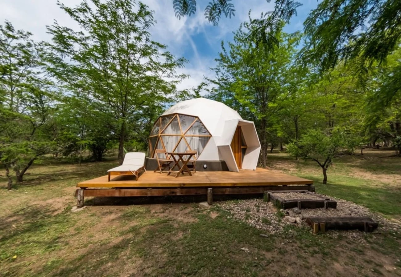 Cómo es glamping ideal para escapadas románticas. (Foto: Web)