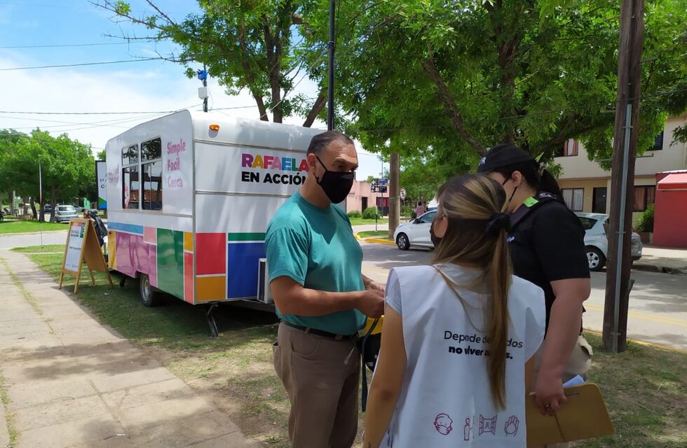 Rafaela en Acción se traslada al DIAT en barrio 2 de Abril