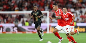 "Fideo" ingresó en el segundo tiempo del partido.