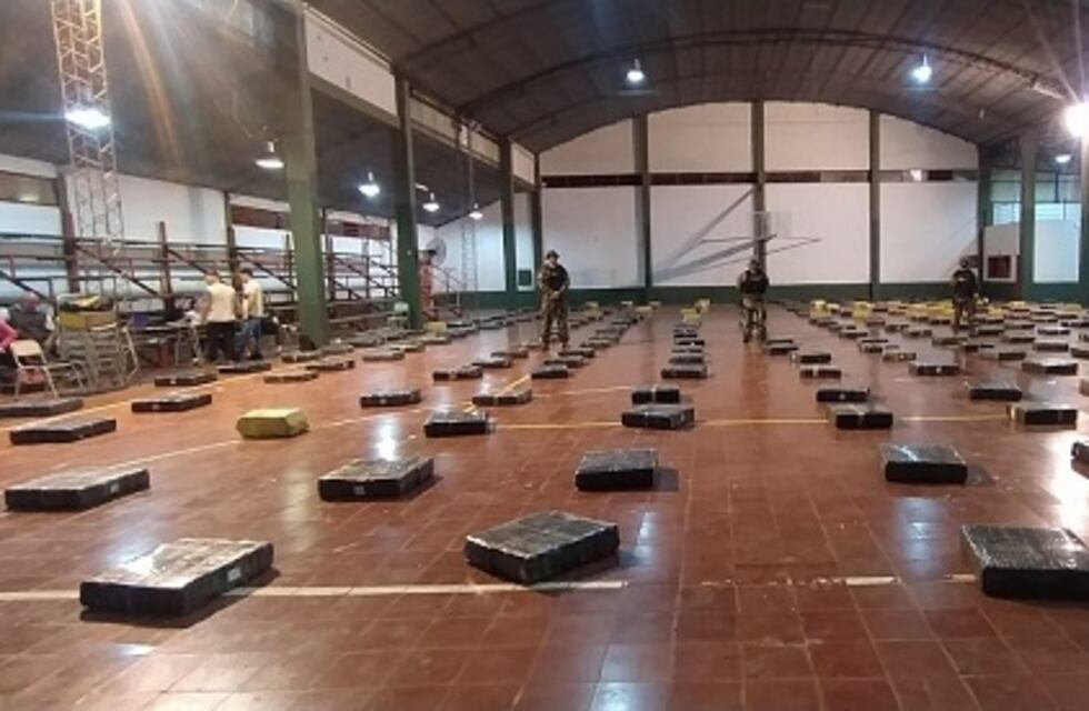 Corpus: secuestraron casi nueve toneladas de marihuana
