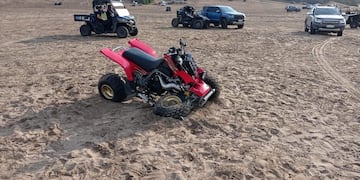 Otra tragedia en Pinamar: chocaron un cuatriciclo y un UTV de frente.