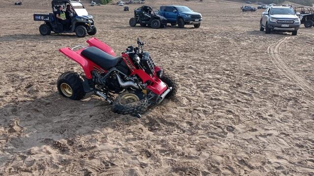 Otra tragedia en Pinamar: chocaron un cuatriciclo y un UTV de frente.