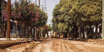 Más de 80 cuadras del noroeste se están pavimentando (Municipalidad de Córdoba).