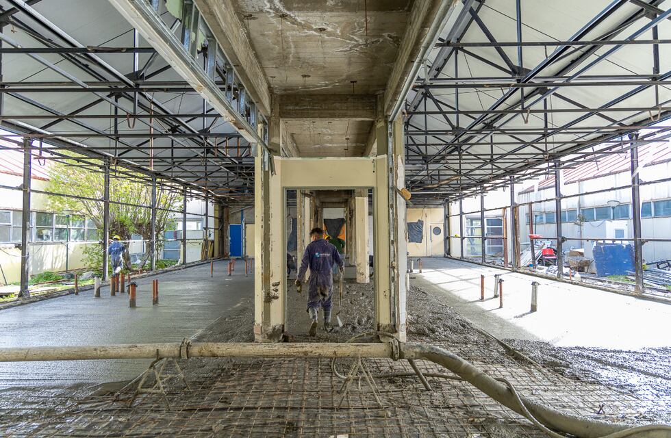 Avanzan los trabajos en lo que será el nuevo sector de neonatología del Hospital Regional de Ushuaia