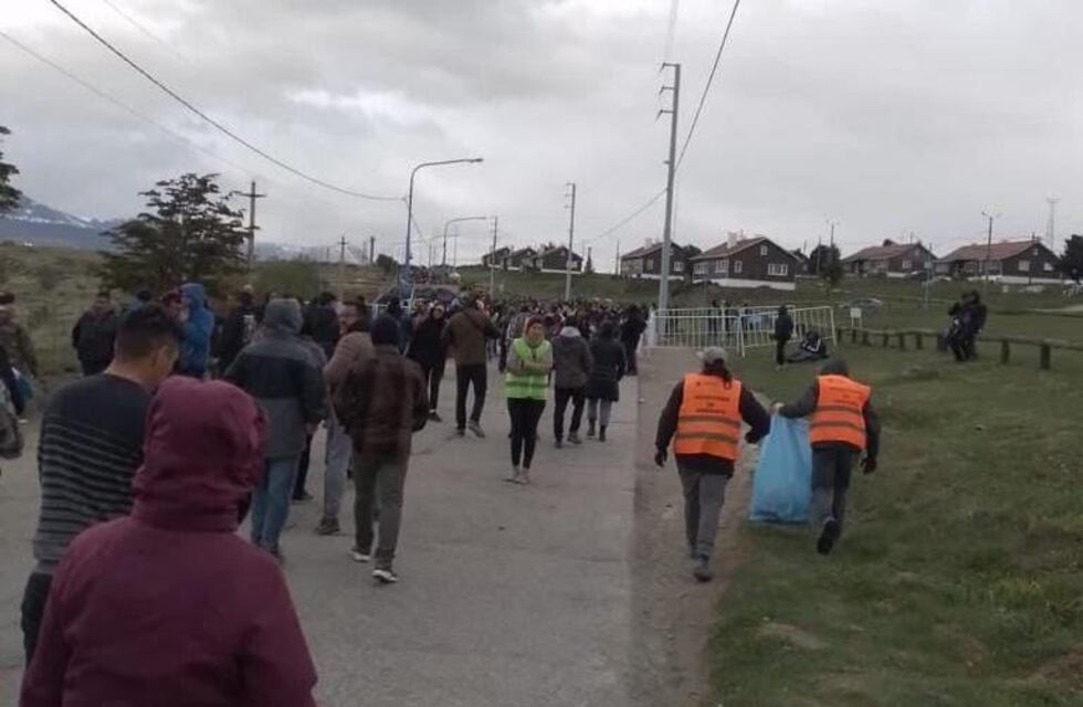 Gran operativo de limpieza en Ushuaia por el recital de La Renga