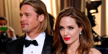 Angelina Jolie y Bard Pitt.