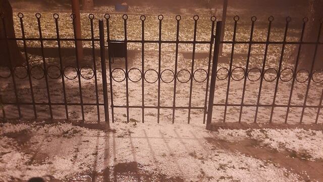 El granizo dijo presente en Mendoza y la zona más afectada fue la zona Este de la provincia.