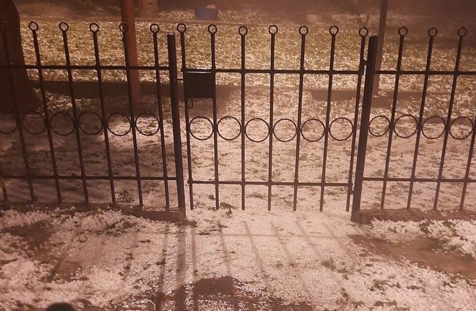 Fuerte tormenta con granizo azotó al Este mendocino y afectó gran parte de la zona cultivada