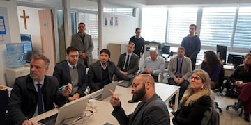 Reuniones con funcionarios locales de un operador del Superior Tribunal de Brasil