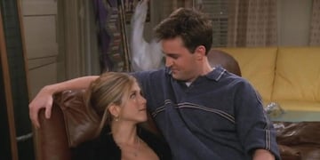 Jennifer Aniston y Metthew Perry en Friends.