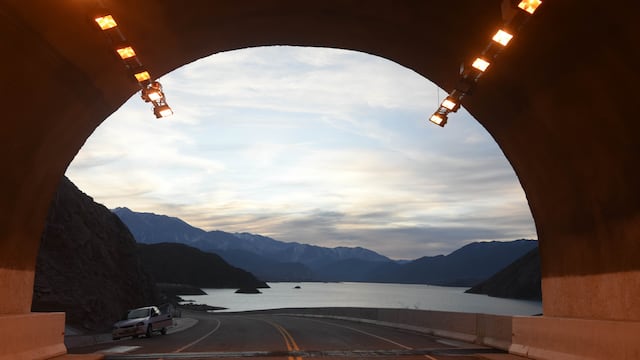 Tunel en el Dique de Potrerillos
Foto: José Gutiérrez / Los Andes