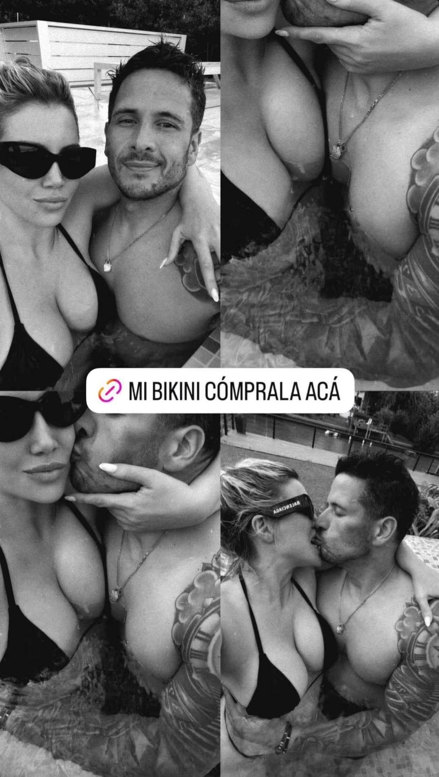 Las fotos íntimas de Wanda Nara con su novio que desataron las críticas por un detalle