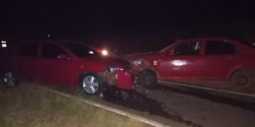 Tras un choque en Campo Ramón, una mujer resultó lesionada.