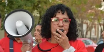 Marcela Acuña, la mamá de César Sena.