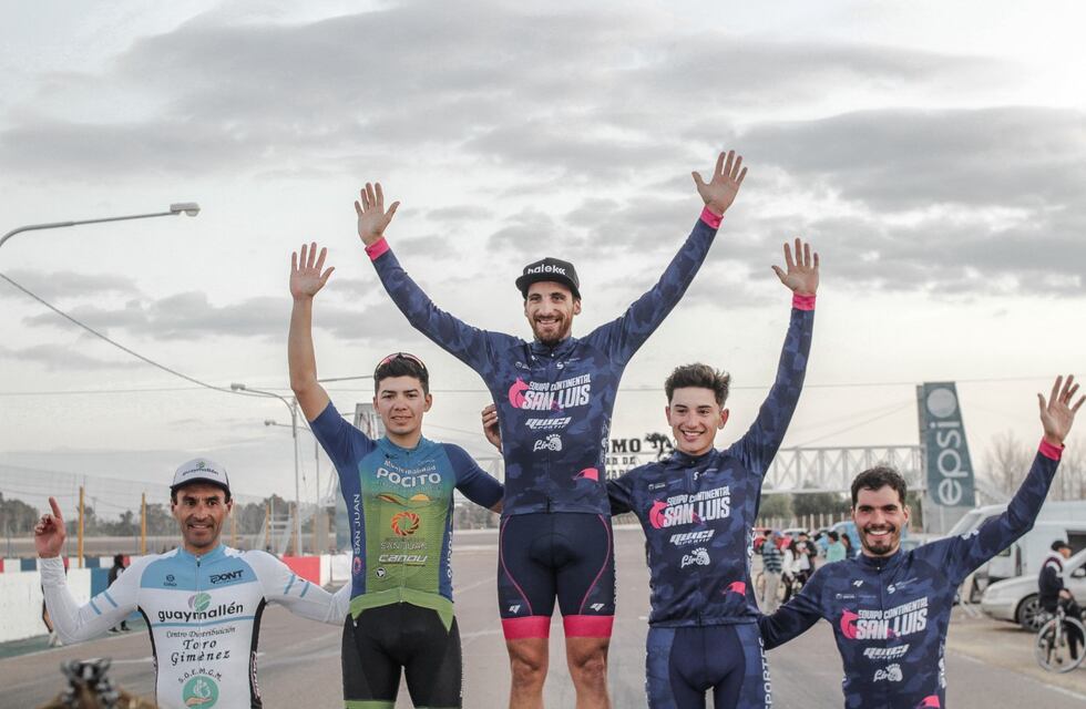 Campeonato mendocino de Critérium y Pista 2022: Lucas Gaday se impuso en San Martín