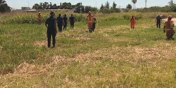 Sur de Córdoba. “Peinaron” la zona en la búsqueda de Sofía Bravo (Gentileza).