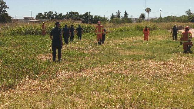 Sur de Córdoba. “Peinaron” la zona en la búsqueda de Sofía Bravo (Gentileza).