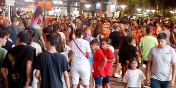 El turismo en Villa Carlos Paz a pleno. (La Voz)